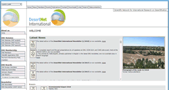 Desktop Screenshot of desertnet-international.org